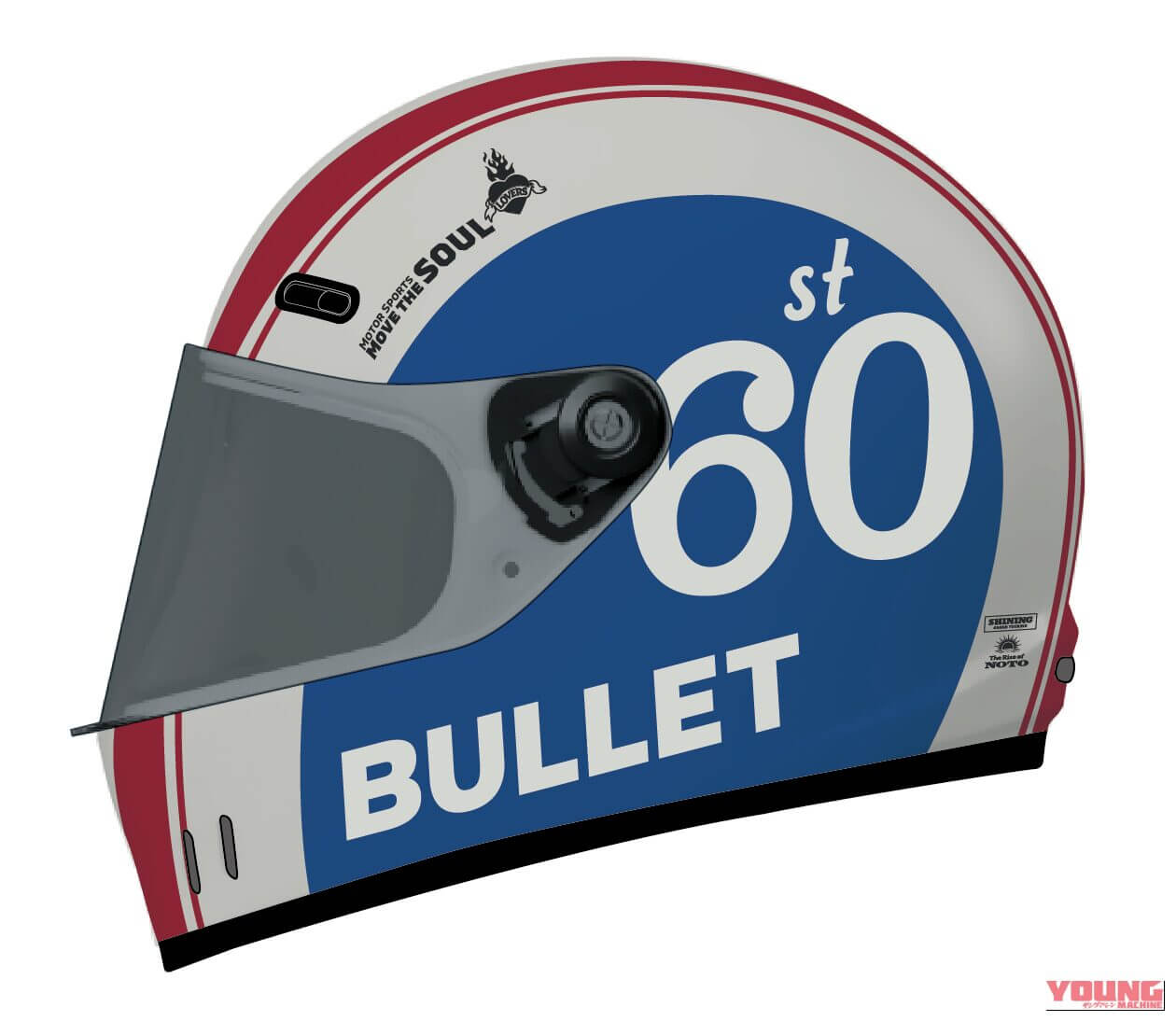 ｜見た目は渋いレトロ顔なのにサーキットもイケる!? ウインズからMFJ公認の激アツなネオクラフルフェイス「Bullet（バレット）」が登場！