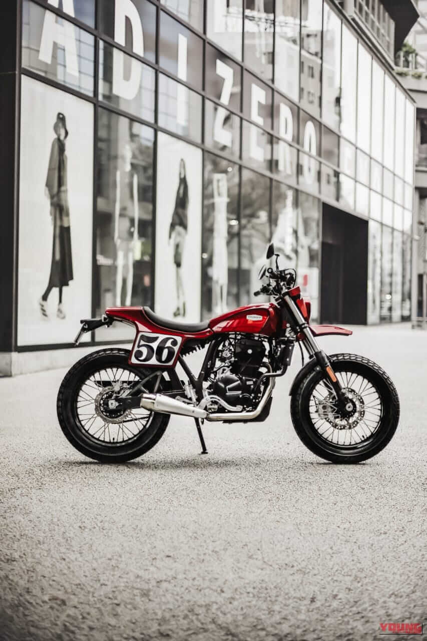 THUNDER MOTORCYCLES THUNDER-FTS250|クロモリフレームに本格足まわり! ダートトラッカーの熱狂を日常にする、水冷249cc単気筒ストリートトラッカー「サンダー・FTS250」登場