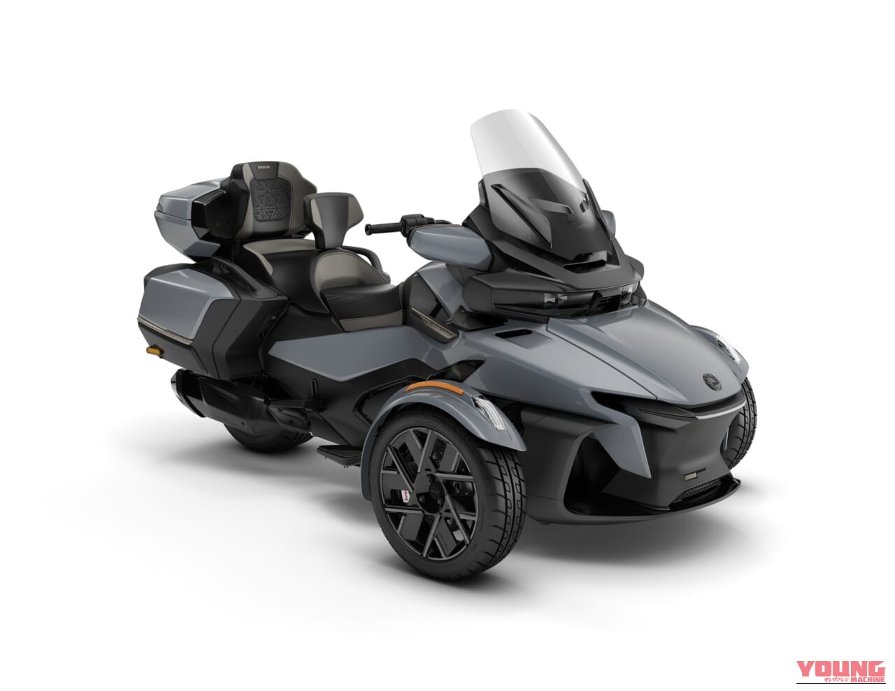 BRP CAN-AM SPYDER｜AT普通免許で乗れる前2輪トライクCan-Amが劇的進化！新設計3気筒の新型ライカーとAndroid対応のスパイダーが登場