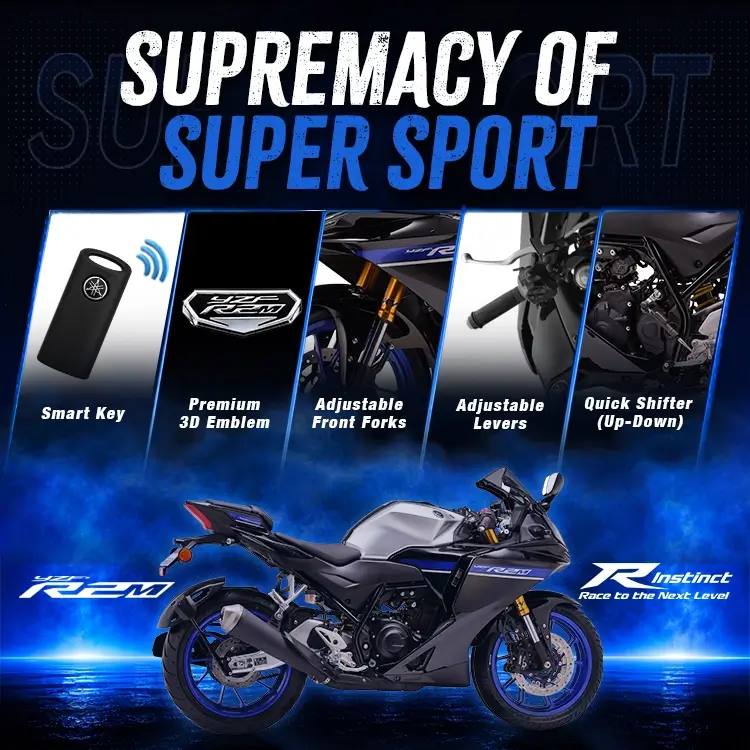 YAMAHA YZF-R2M|税込約40万円から! R9直系の空力カウルを備えた新世代200ccスーパースポーツ「YZF-R2」&調整式サス装備「YZF-R2M」がインドでデビュー【海外】
