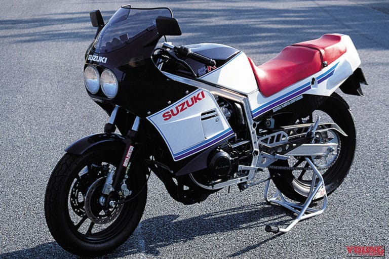 1984 SUZUKI GSX-Rの車体の写真｜「こんなにもあるんだ…」普通二輪免許で乗れる4気筒の名車たち。レーサーレプリカモデルを一挙に7車種紹介！