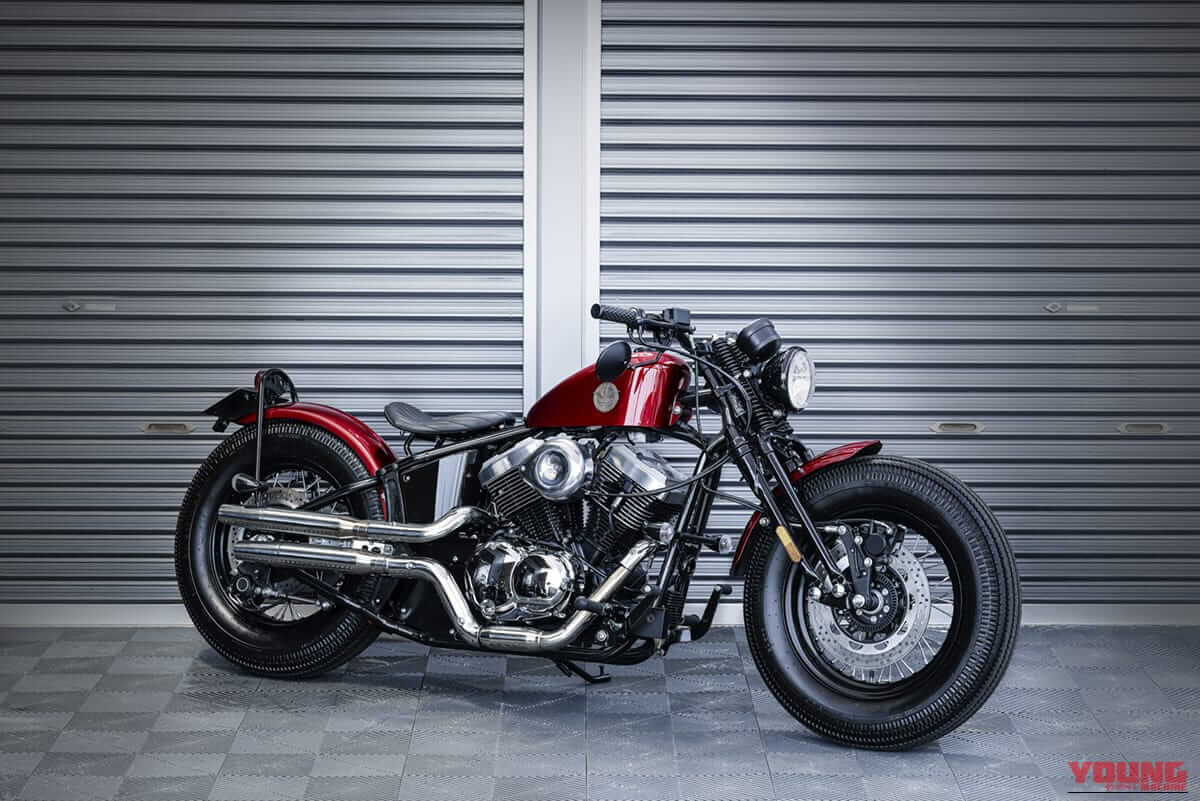 THUNDER MOTORCYCLES Softail Thunder250｜「ヴィレヴァンでバイク販売!?」本棚の奥にカスタム感溢れるVツインクルーザーが君臨! 遊べる本屋×サンダーモーターサイクルが仕掛ける前代未聞のガレージ空間