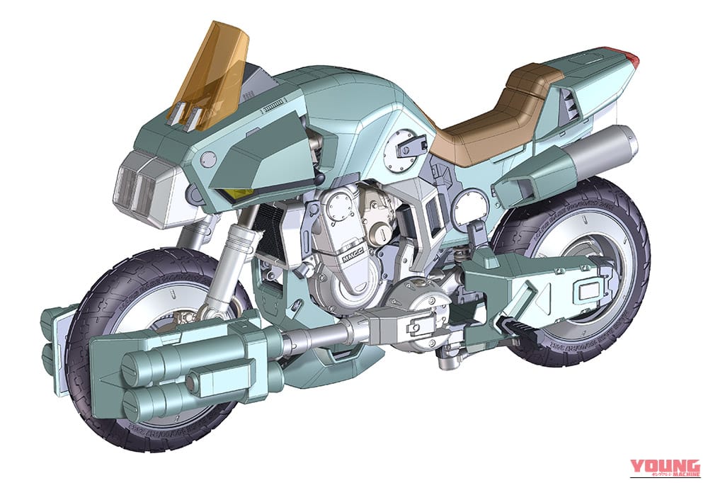 荒野を疾走した青春が蘇る! 変形レスで「実車ディテール」を極めたハセガワのアーマーサイクルプラモデル『VR-052F モスピーダ “スティック”』【機甲創世記モスピーダ】｜荒野を疾走した青春が蘇る! 変形レスで「実車ディテール」を極めたハセガワのアーマーサイクルプラモデル『VR-052F モスピーダ “スティック”』【機甲創世記モスピーダ】