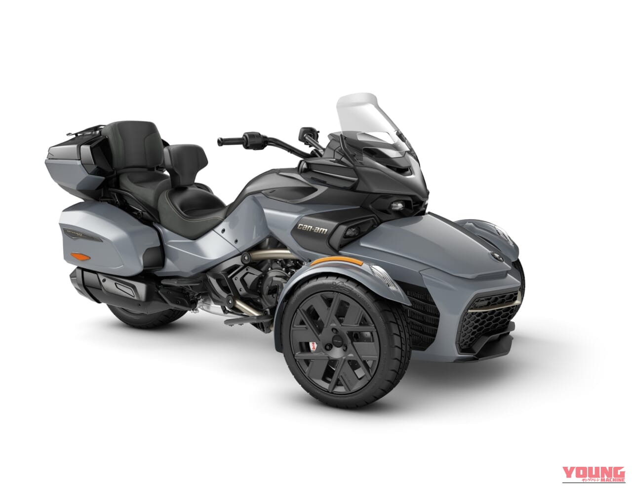 BRP CAN-AM SPYDER|AT普通免許で乗れる前2輪トライクCan-Amが劇的進化!新設計3気筒の新型ライカーとAndroid対応のスパイダーが登場