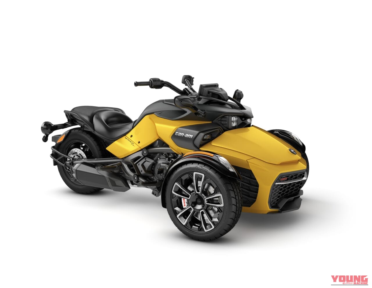 BRP CAN-AM SPYDER｜AT普通免許で乗れる前2輪トライクCan-Amが劇的進化！新設計3気筒の新型ライカーとAndroid対応のスパイダーが登場