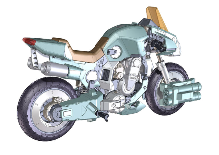 荒野を疾走した青春が蘇る! 変形レスで「実車ディテール」を極めたハセガワのアーマーサイクルプラモデル『VR-052F モスピーダ “スティック”』【機甲創世記モスピーダ】｜荒野を疾走した青春が蘇る! 変形レスで「実車ディテール」を極めたハセガワのアーマーサイクルプラモデル『VR-052F モスピーダ “スティック”』【機甲創世記モスピーダ】