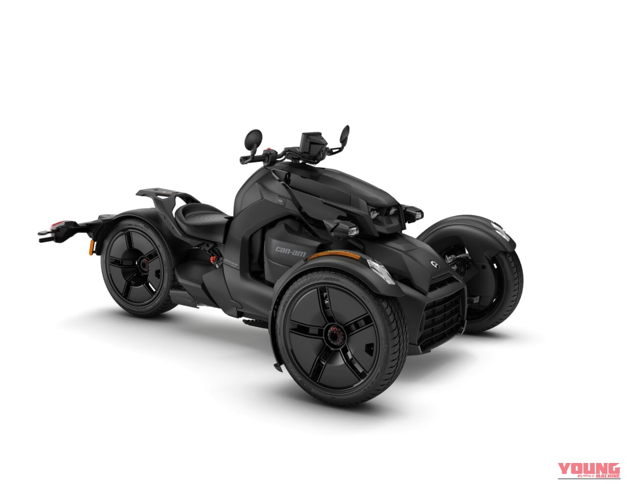 BRP CAN-AM RYKER ｜AT普通免許で乗れる前2輪トライクCan-Amが劇的進化！新設計3気筒の新型ライカーとAndroid対応のスパイダーが登場