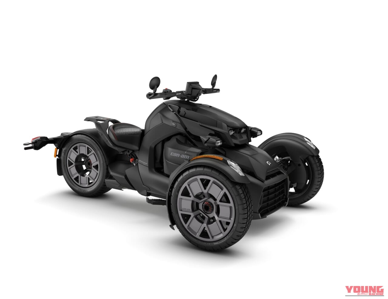 BRP CAN-AM RYKER ｜AT普通免許で乗れる前2輪トライクCan-Amが劇的進化！新設計3気筒の新型ライカーとAndroid対応のスパイダーが登場
