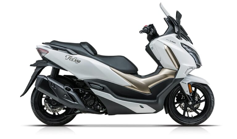 HAOJUE TVL350｜350ccビグスクの新刺客! スマホが鍵になる最新デジタル機能を備えたビッグスクーターが中国から登場【豪爵TVL350】