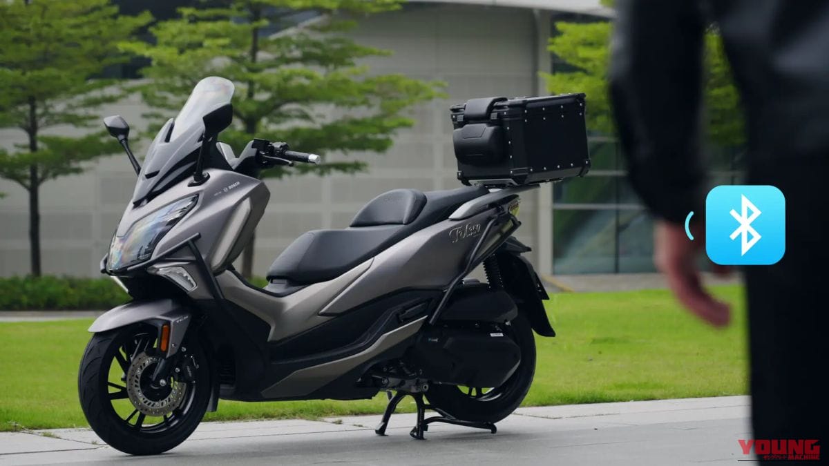 HAOJUE TVL350|350ccビグスクの新刺客! スマホが鍵になる最新デジタル機能を備えたビッグスクーターが中国から登場【豪爵TVL350】