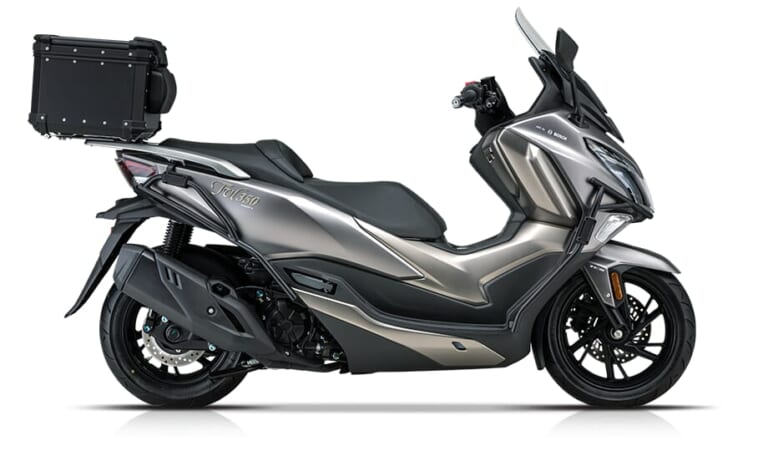 HAOJUE TVL350｜350ccビグスクの新刺客! スマホが鍵になる最新デジタル機能を備えたビッグスクーターが中国から登場【豪爵TVL350】
