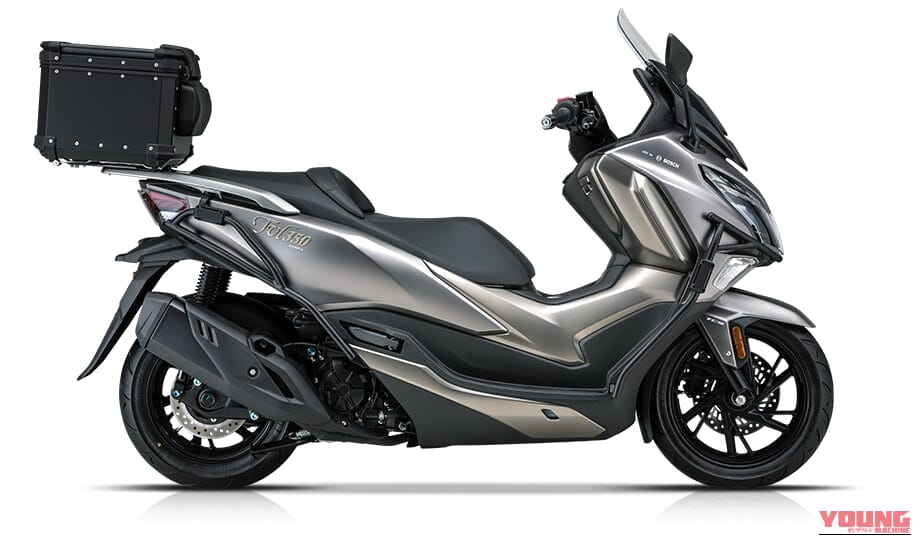 HAOJUE TVL350｜350ccビグスクの新刺客! スマホが鍵になる最新デジタル機能を備えたビッグスクーターが中国から登場【豪爵TVL350】