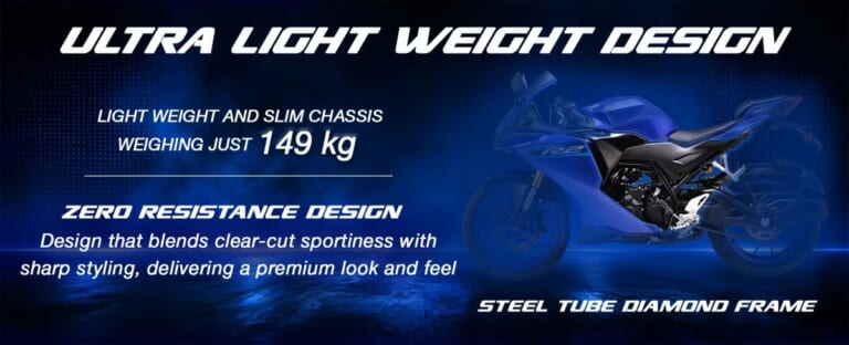 YAMAHA YZF-R2|税込約40万円から! R9直系の空力カウルを備えた新世代200ccスーパースポーツ「YZF-R2」&調整式サス装備「YZF-R2M」がインドでデビュー【海外】