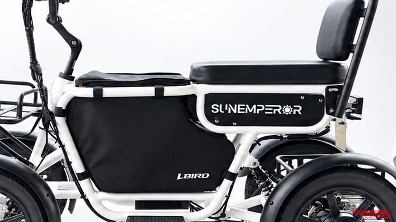 四輪の安定性と50kmの航続距離を誇る特定原付「エルバード」がさらに快適に! 長時間乗車がラクになる専用バックレストが発売