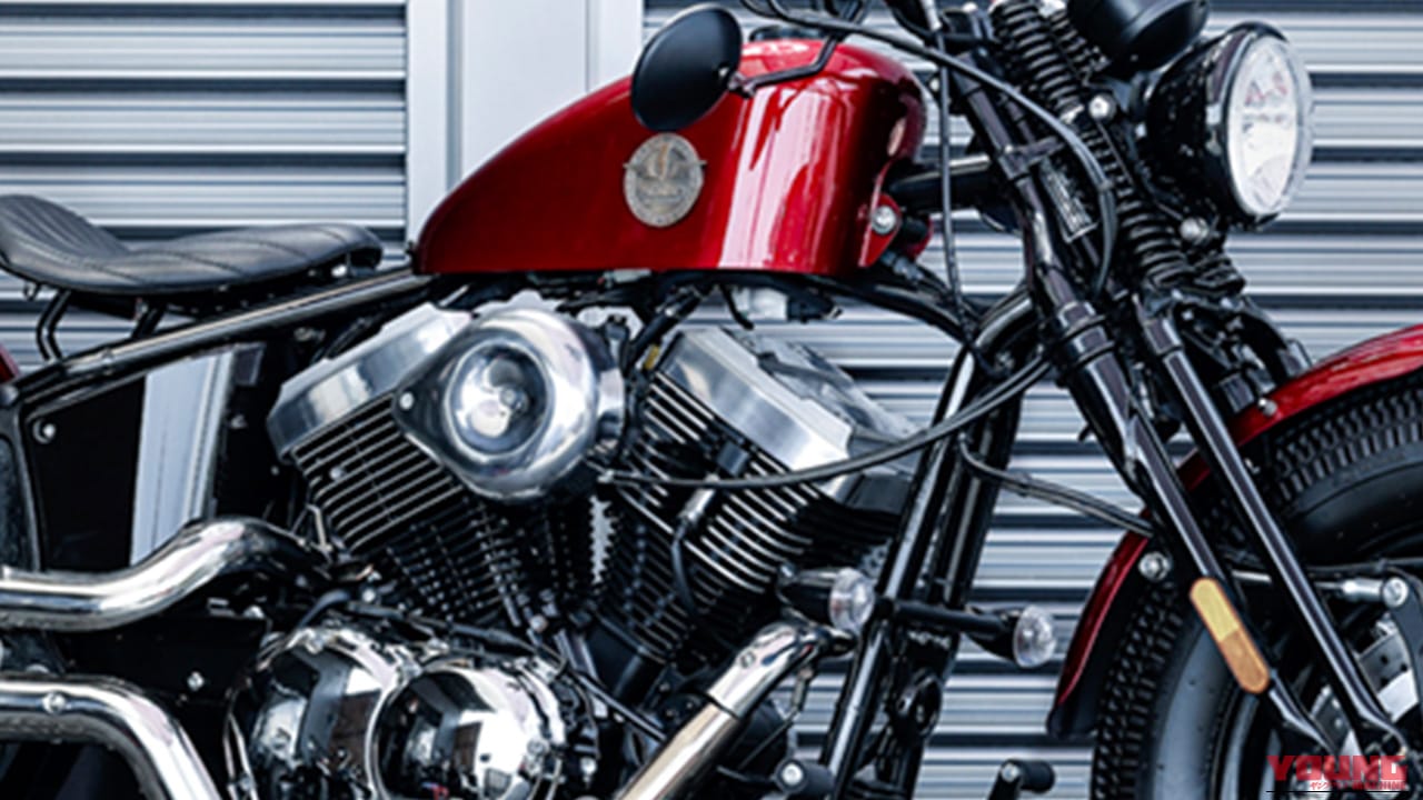 「ヴィレヴァンでバイク販売!?」本棚の奥にカスタム感溢れるVツインクルーザーが君臨! 遊べる本屋×サンダーモーターサイクルが仕掛ける前代未聞のガレージ空間