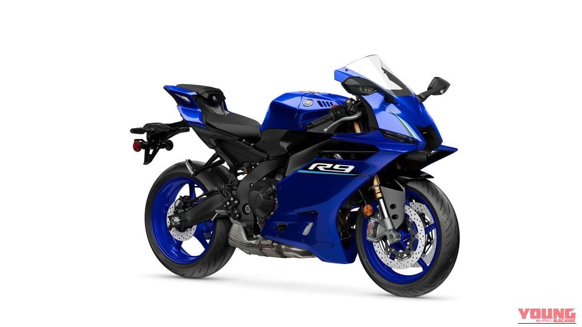 YAMAHA YZF-R9｜つや消し紺に朱色の差し色が映える! 新色2色を引っ提げてヤマハの120馬力3気筒スーパースポーツ「YZF-R9」2027年モデルが登場