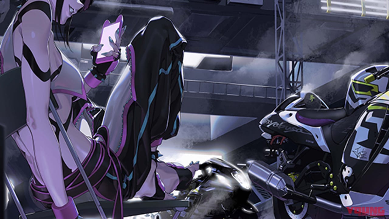 【市販化決定】『スト6』ジュリ×スズキの究極コラボバイク「Hayabusa Tuned by JURI」が数量限定で登場! 白/黒/黄の2Pカラーが街を駆ける