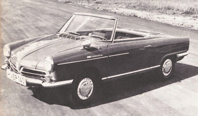 1964 NSU WANKEL SPIDER|【ロータリー狂騒曲】GM/ポルシェ/川重も交渉したNSUライセンス! スズキ「RE-5」受発注ギャップと4ストGSへの転換劇