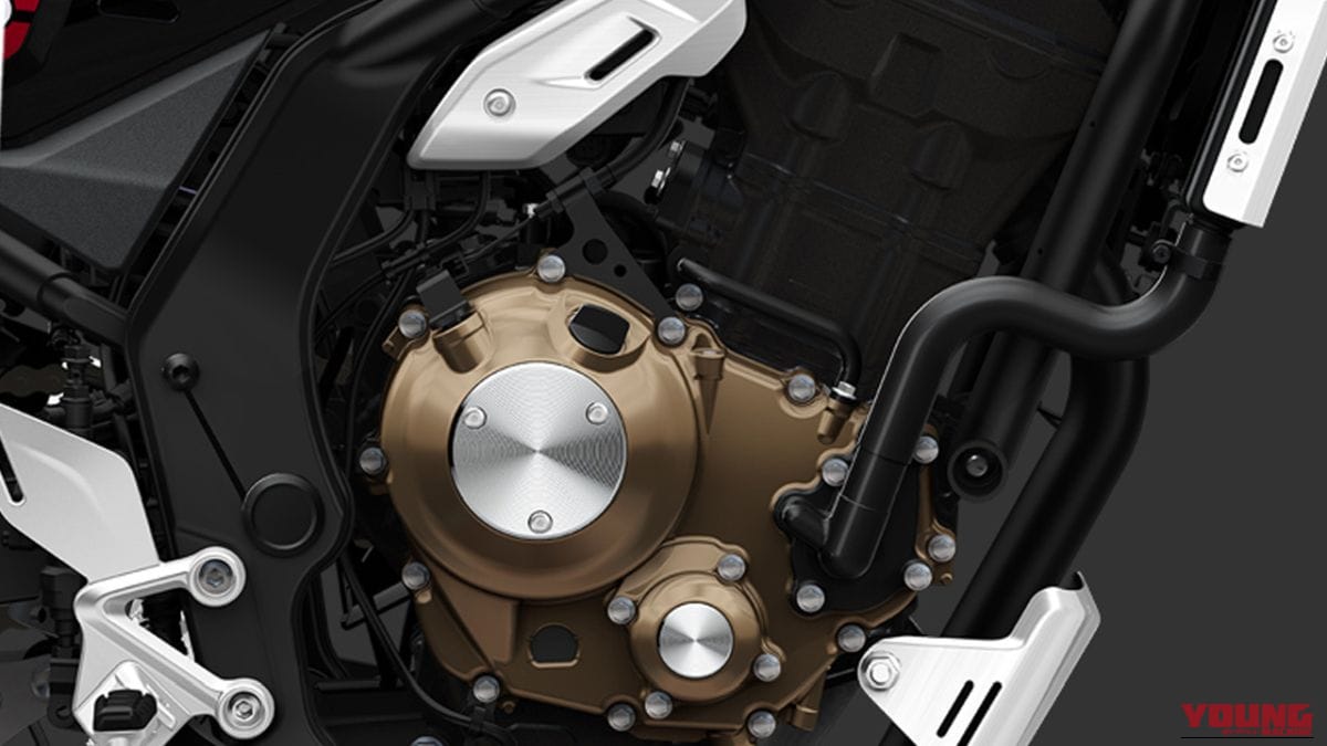 HONDA CB250SS CONCEPT|赤ストライプのタンクと2エンドマフラーを採用したスクランブラースタイル! ホンダ「CB250SSコンセプト」が2027年春に市販化へ