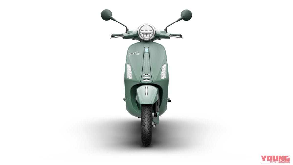 VESPA Primavera 80th|【限定30台】初代Vespa 98着想のホイールと冷却グリルが復活! トーン・オン・トーンのグリーン仕立て「プリマベーラ 80th」が国内予約スタート