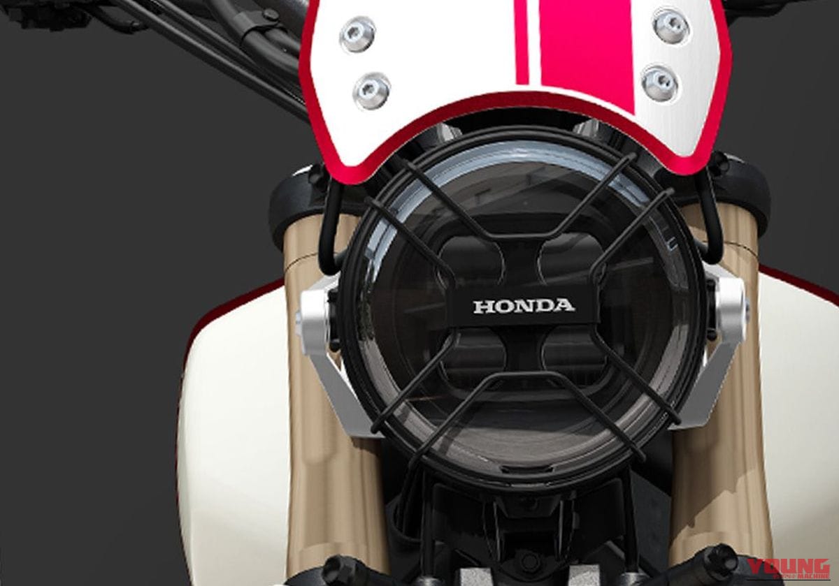 HONDA CB250SS CONCEPT|赤ストライプのタンクと2エンドマフラーを採用したスクランブラースタイル! ホンダ「CB250SSコンセプト」が2027年春に市販化へ