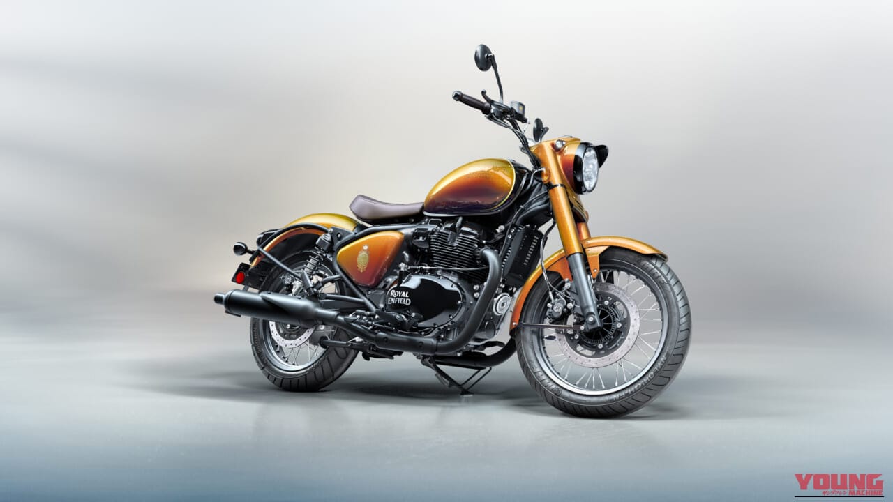 royal enfield 125th Anniversary Edition HYPERSHIFT CLASSIC |【日本限定35台】光の角度で表情が変わる特別なグラデーション! ロイヤルエンフィールド125周年記念モデル「HYPERSHIFT CLASSIC 650」が登場