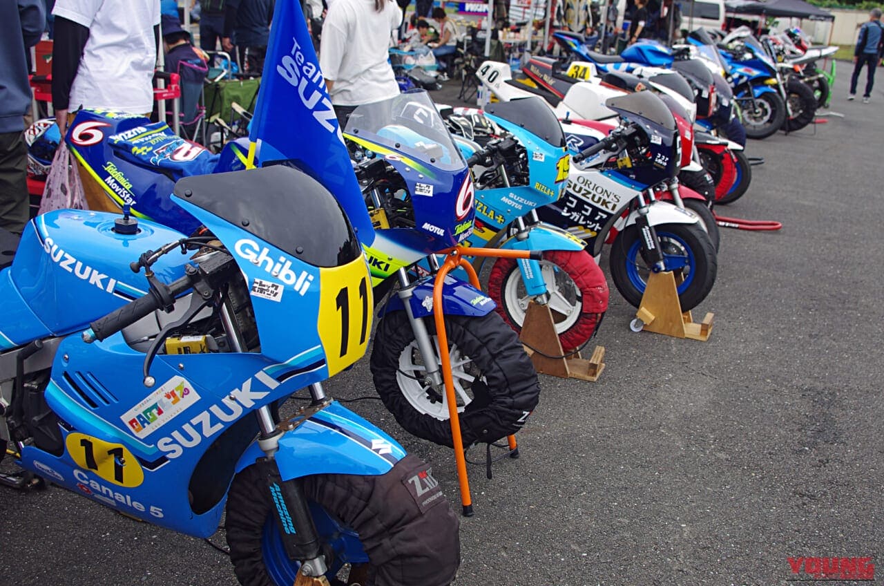 スズキGAG｜デビューから40年の元祖ミニバイクレプリカが戦う！世界広しと言えどスズキGAG専門のレースがあるのはここだけ!?
