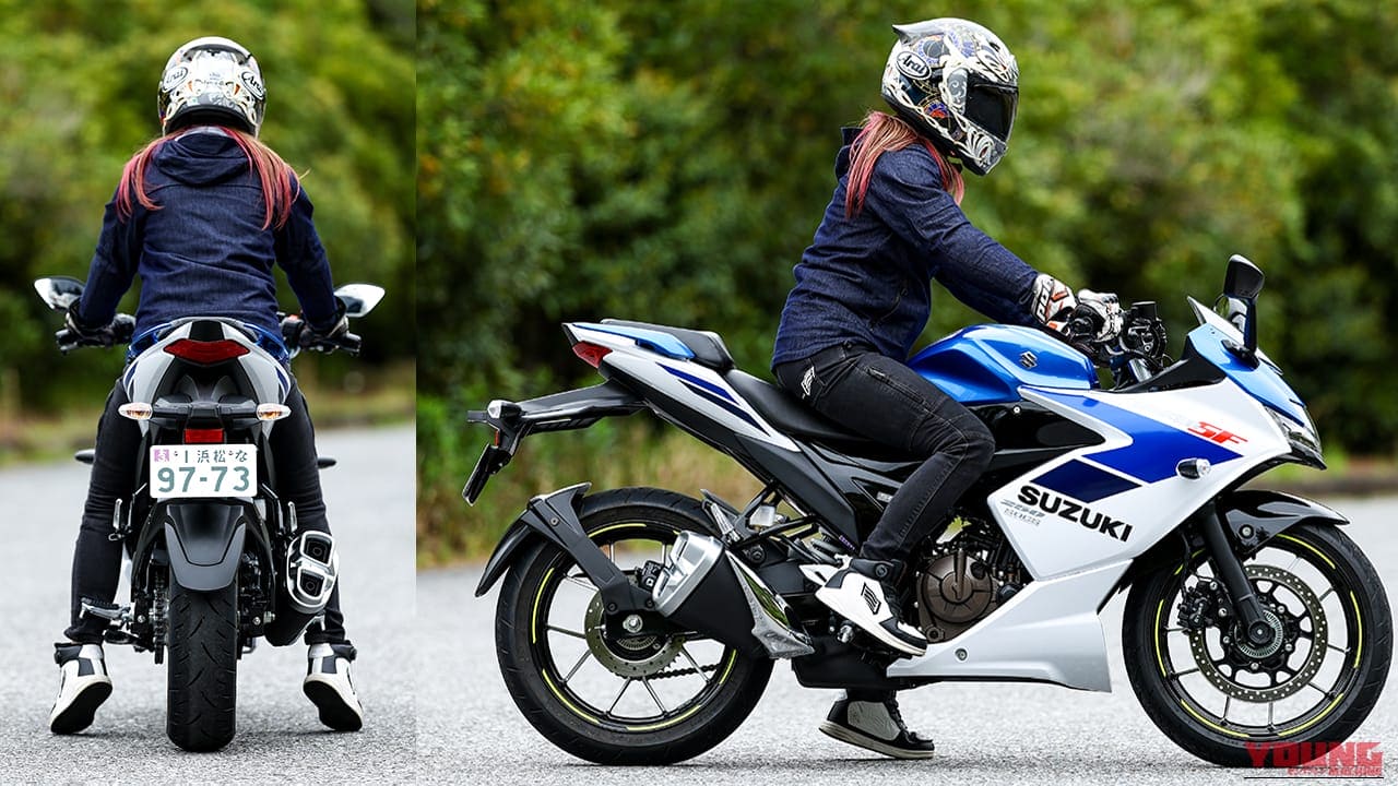 ｜コスパ最強の250ccフルカウル！スズキ「ジクサーSF250」に全日本ライダー岡崎静夏が試乗「曲がりすぎない」ハンドリングと意外すぎるツアラー適性を徹底インプレ