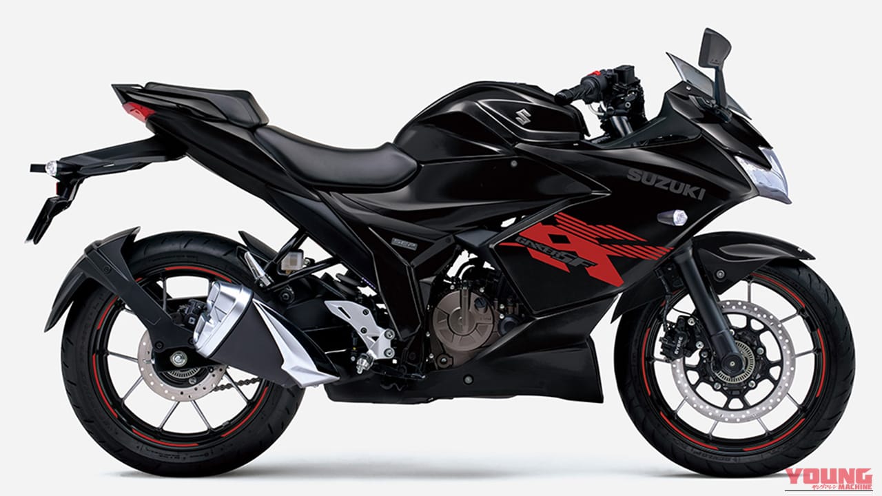 グラススパークルブラック|コスパ最強の250ccフルカウル!スズキ「ジクサーSF250」に全日本ライダー岡崎静夏が試乗「曲がりすぎない」ハンドリングと意外すぎるツアラー適性を徹底インプレ
