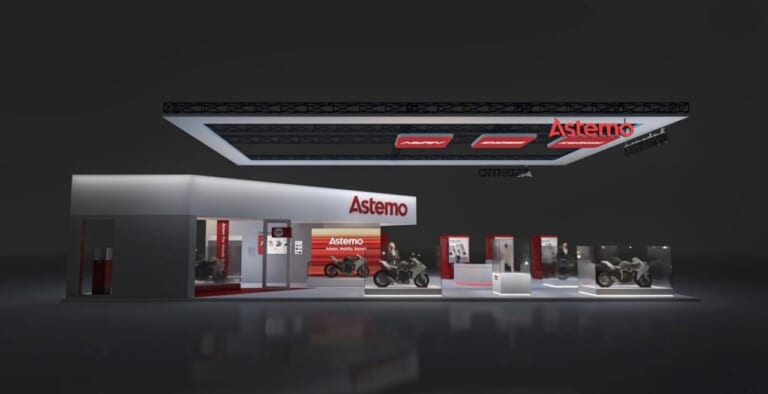 JSB1000でポール獲得のレース技術を解禁! AstemoがEICMA2026で披露する「機能協調設計」フロントエンドと意匠モノブロックキャリパーの造形美｜JSB1000でポール獲得のレース技術を解禁! AstemoがEICMA2026で披露する「機能協調設計」フロントエンドと意匠モノブロックキャリパーの造形美
