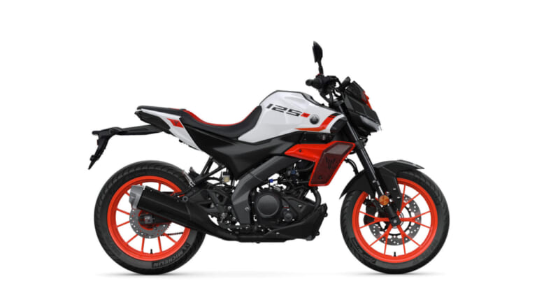 YAMAHA MT-125｜鋭い眼光のフロントマスクとレッドラインホワイト導入! VVA搭載125ccストリートファイター「MT-125」が2027年モデルでさらに進化【海外】