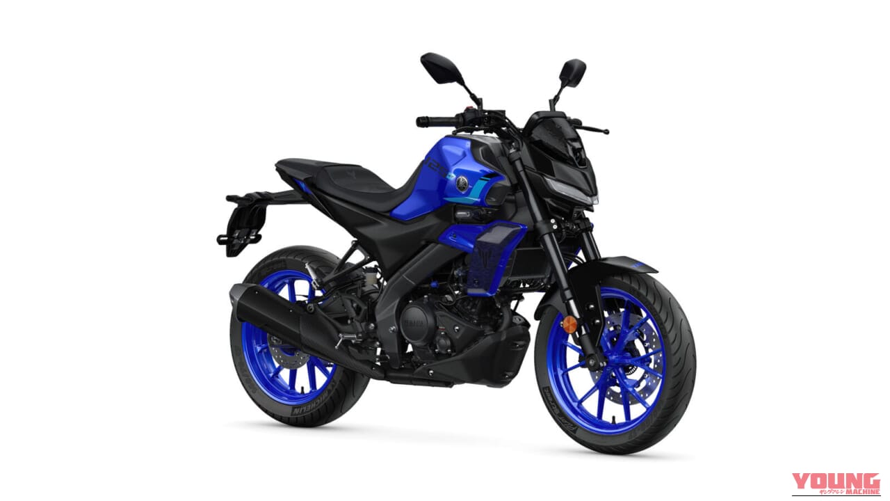 |鋭い眼光のフロントマスクとレッドラインホワイト導入! VVA搭載125ccストリートファイター「MT-125」が2027年モデルでさらに進化【海外】
