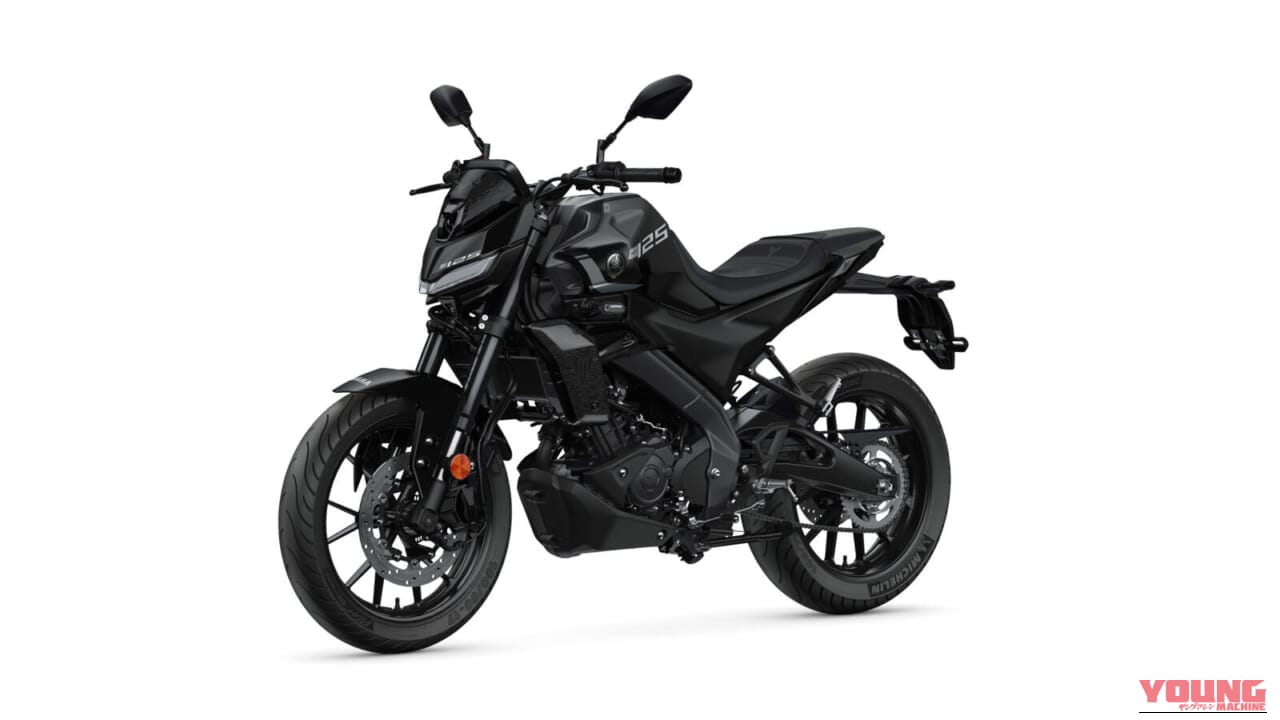 ｜鋭い眼光のフロントマスクとレッドラインホワイト導入! VVA搭載125ccストリートファイター「MT-125」が2027年モデルでさらに進化【海外】