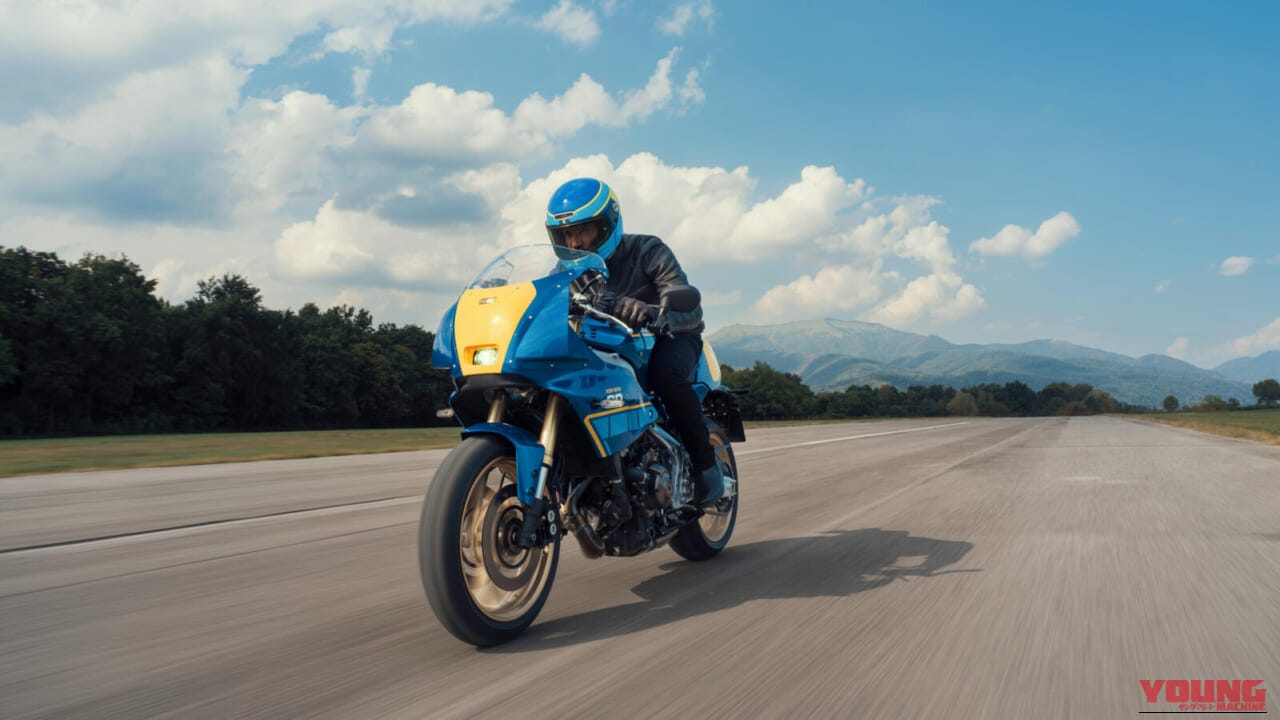 YAMAHA XSR900 GP｜シルバーフレームとイエローゼッケンが映える! C.サロンのソノート・ヤマハを再現した「XSR900 GP」ゴロワーズカラーが欧州で登場【海外】