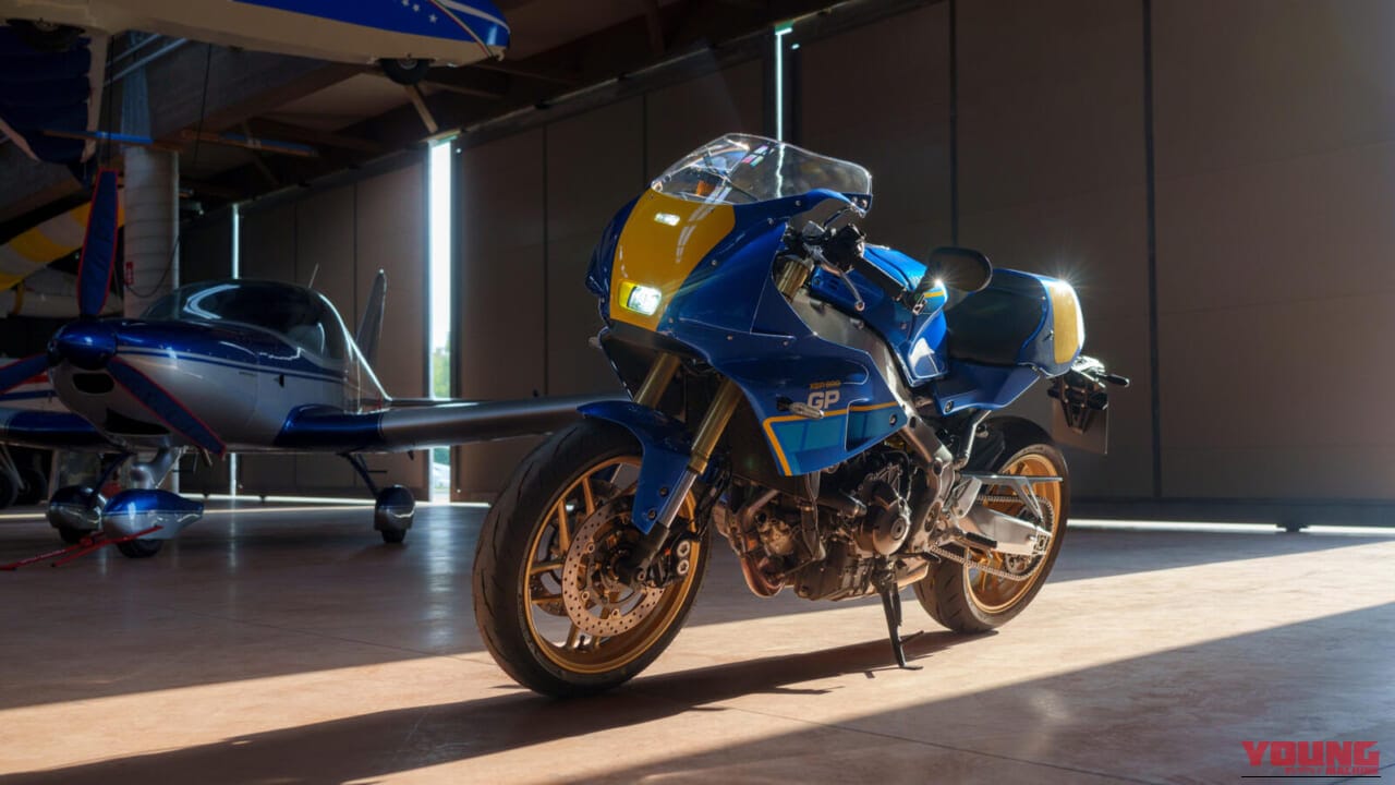 YAMAHA XSR900 GP|シルバーフレームとイエローゼッケンが映える! C.サロンのソノート・ヤマハを再現した「XSR900 GP」ゴロワーズカラーが欧州で登場【海外】