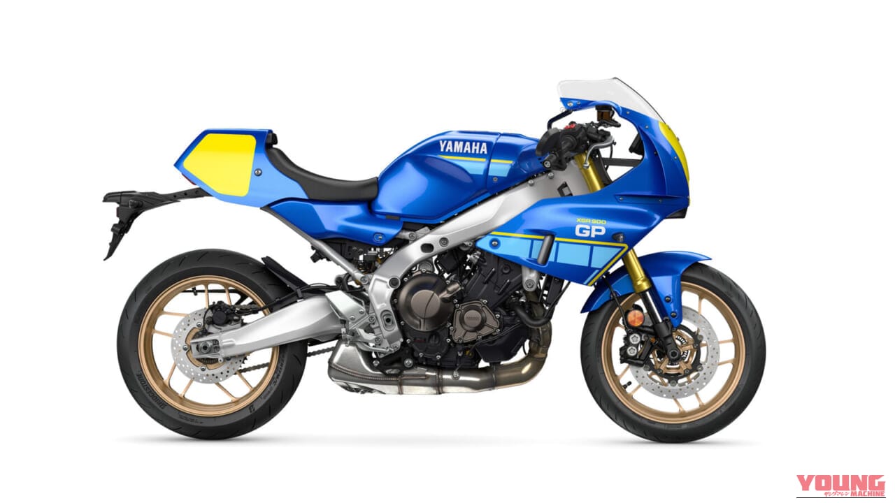 YAMAHA XSR900 GP|シルバーフレームとイエローゼッケンが映える! C.サロンのソノート・ヤマハを再現した「XSR900 GP」ゴロワーズカラーが欧州で登場【海外】
