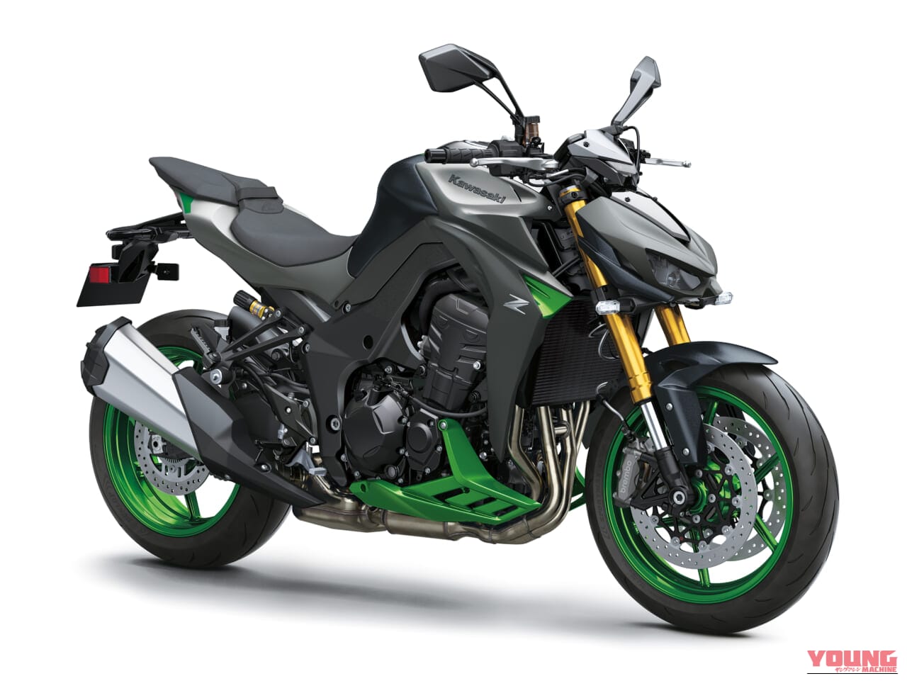 ｜凄みスタイルに新グラフィックと黒キャリパーを融合! カワサキのスーパーネイキッド「Z1100/Z1100 SE」の2027年モデルが登場。魅せるフラッグシップの貫禄