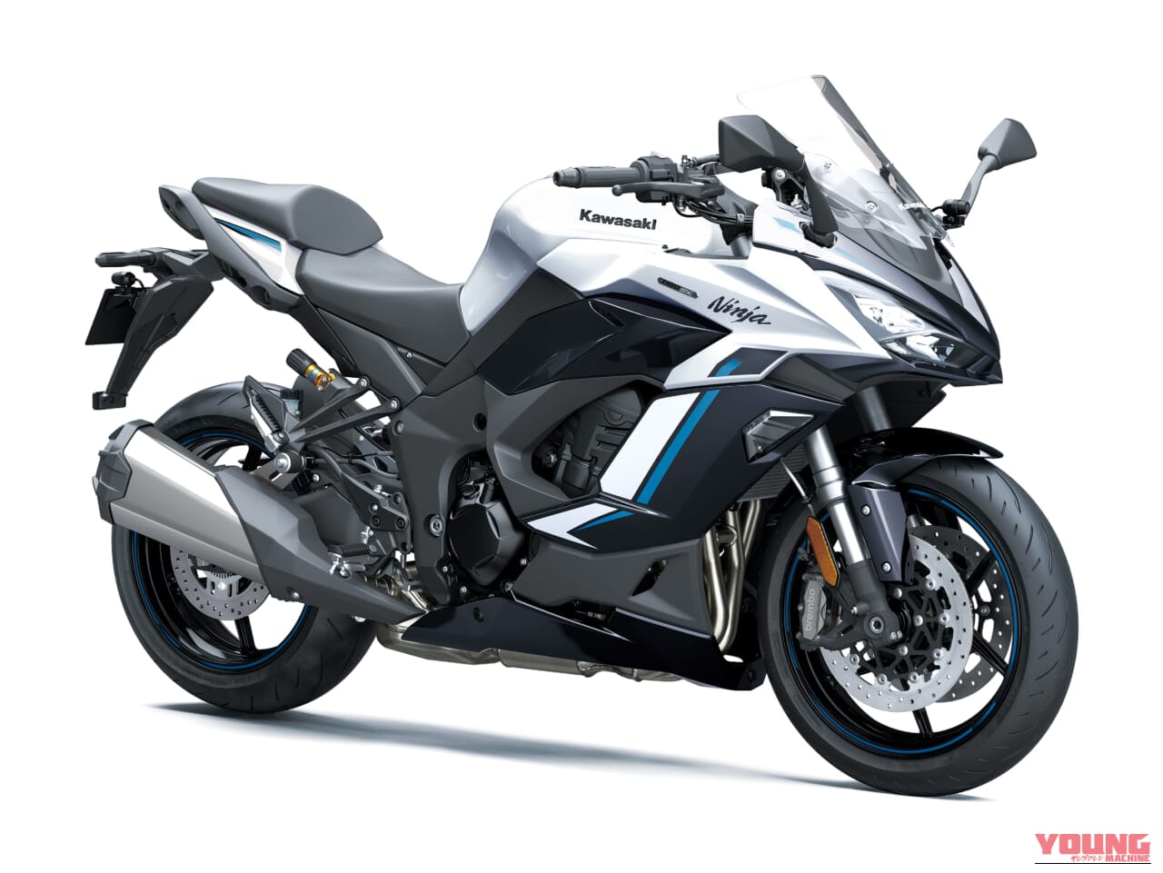 KAWASAKI Ninja 1100SX SE｜前後ドラレコ/ETC2.0標準装備に新ブレンボ! パールホワイト新色追加で上質さを増した136PSツアラー「Ninja 1100SX/SE」202年モデルが登場