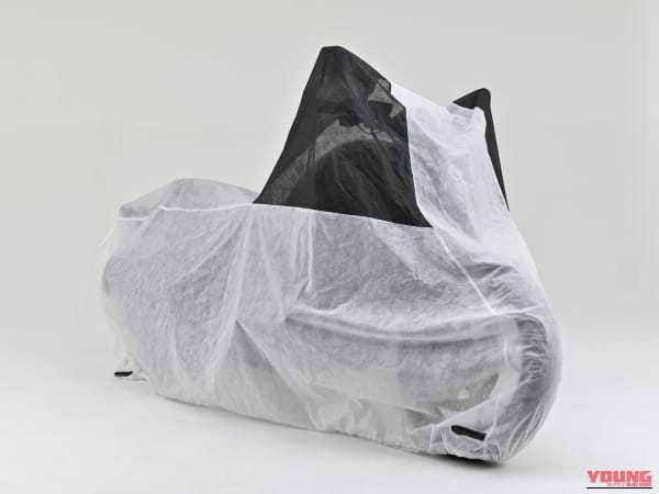 バイクカバー エアヴェール｜ガレージ派も屋外併用派も要注目！ 愛車をホコリと微細なキズから守り抜く「バイクカバー エアヴェール」が登場