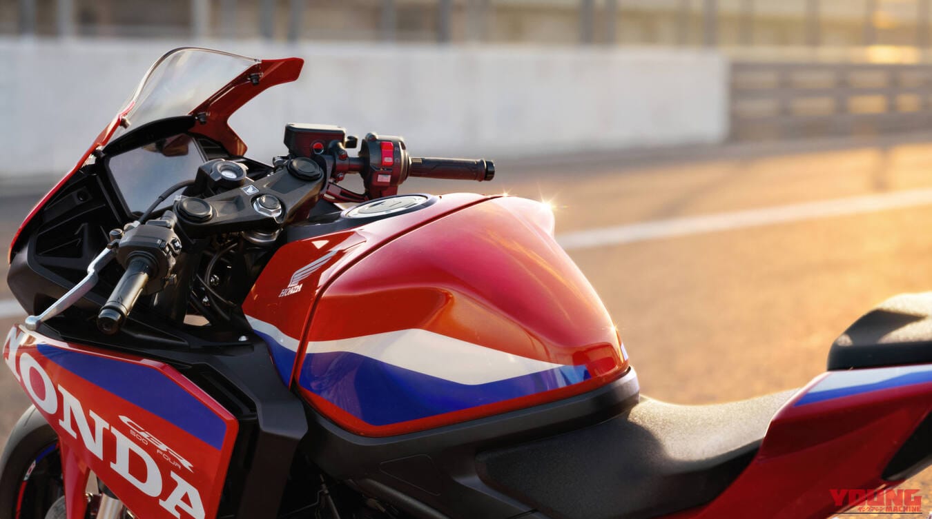 HONDA CBR500R FOUR｜トリコロール映える新世代4気筒ミドル! 新型CBR500R FOURの2027年モデルがEUで発表。CBR400R FOURの次期カラーもこれで決まり!?