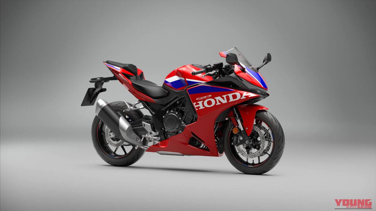 HONDA CBR500R FOUR｜トリコロール映える新世代4気筒ミドル! 新型CBR500R FOURの2027年モデルがEUで発表。CBR400R FOURの次期カラーもこれで決まり!?