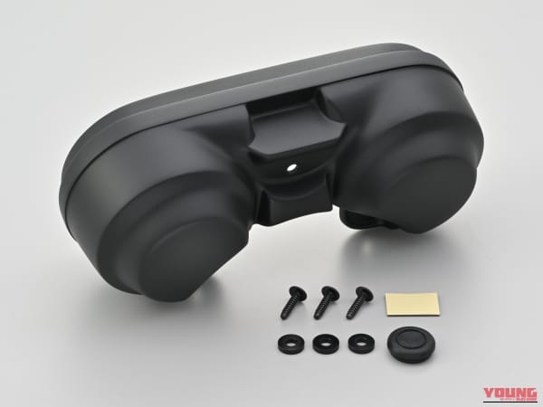 CB_クラシックデュアルメータールックカバー｜TFTメーターが一瞬でCB黄金期の砲弾2連に昇華！ デイトナが放つ必殺アイテム「クラシックデュアルメータールックカバー」