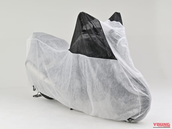 バイクカバー エアヴェール|ガレージ派も屋外併用派も要注目! 愛車をホコリと微細なキズから守り抜く「バイクカバー エアヴェール」が登場