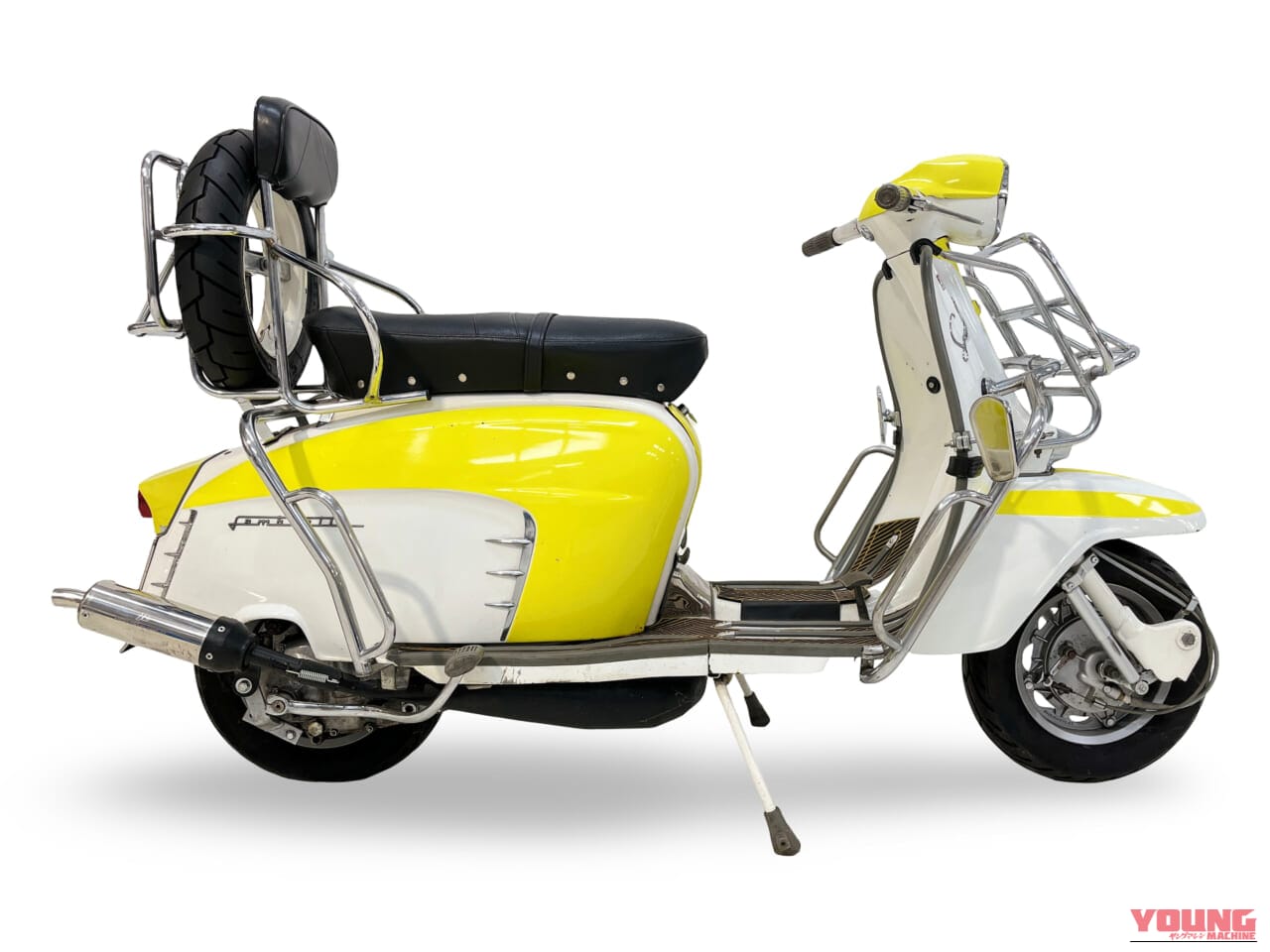 1968年モデルの、イタリア・イノチェンティ社製 ランブレッタLi 125 Special｜「スタイリッシュを極めたスクーター」60年前のロンドンの若者を魅了。バイク好きを惹きつける走りへのこだわり。［ランブレッタ Li 125 Special］