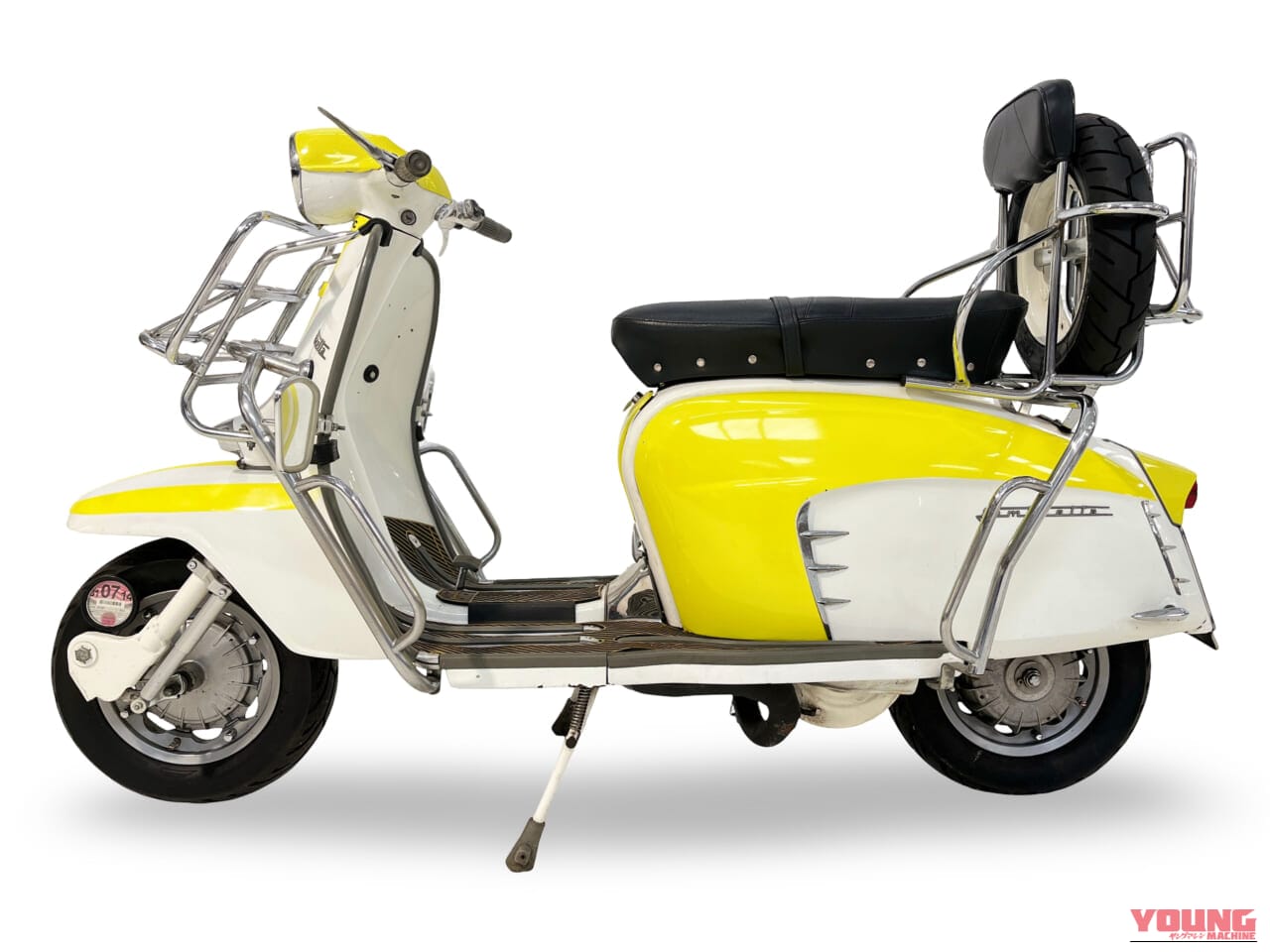1968年モデルの、イタリア・イノチェンティ社製 ランブレッタLi 125 Special｜「スタイリッシュを極めたスクーター」60年前のロンドンの若者を魅了。バイク好きを惹きつける走りへのこだわり。［ランブレッタ Li 125 Special］