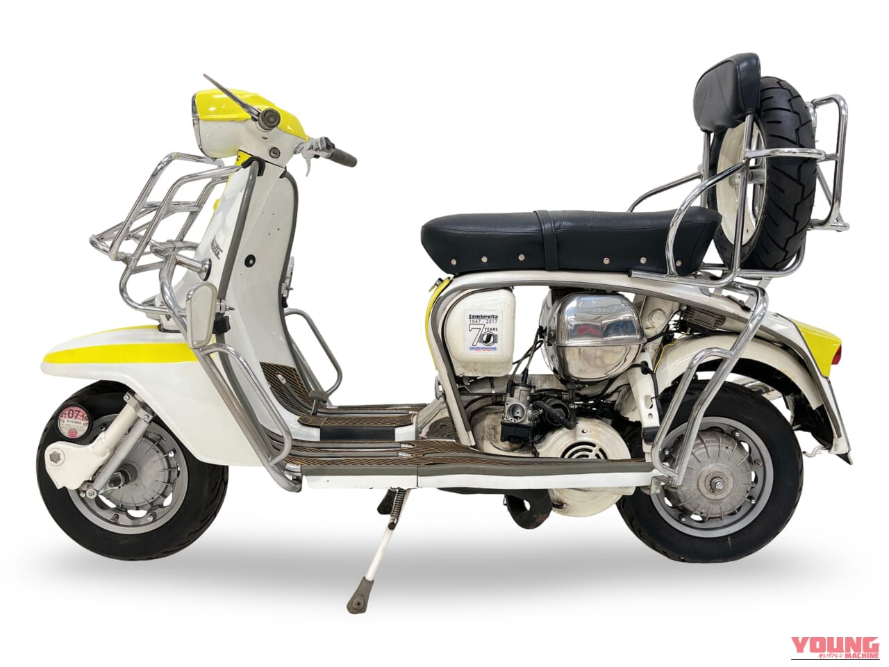 1968年モデルの、イタリア・イノチェンティ社製 ランブレッタLi 125 Special｜「スタイリッシュを極めたスクーター」60年前のロンドンの若者を魅了。バイク好きを惹きつける走りへのこだわり。［ランブレッタ Li 125 Special］