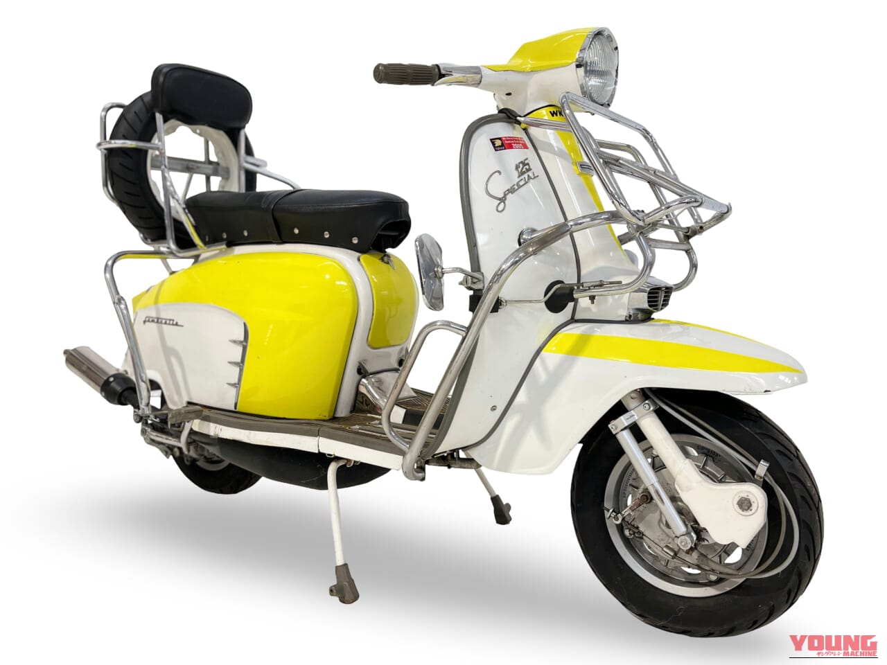 1968年モデルの、イタリア・イノチェンティ社製 ランブレッタLi 125 Special｜「スタイリッシュを極めたスクーター」60年前のロンドンの若者を魅了。バイク好きを惹きつける走りへのこだわり。［ランブレッタ Li 125 Special］