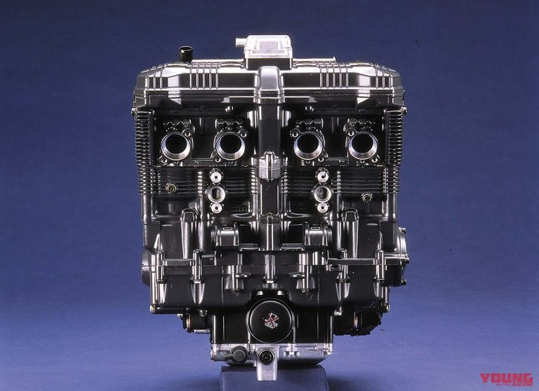 スズキのGSX-Rのエンジン｜「公道ではまさに無敵⋯」軽量ボディに大排気量エンジンをぶち込んだ40年前の名車。とんでもない速さを誇りながら、98年型を最後に姿を消した［スズキ GSX-R1100］