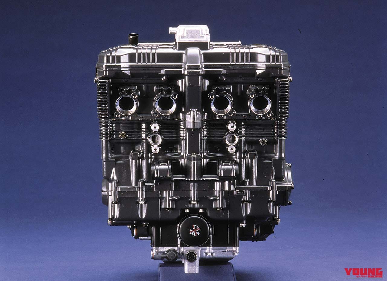 スズキのGSX-Rのエンジン｜「公道ではまさに無敵⋯」軽量ボディに大排気量エンジンをぶち込んだ40年前の名車。とんでもない速さを誇りながら、98年型を最後に姿を消した［スズキ GSX-R1100］