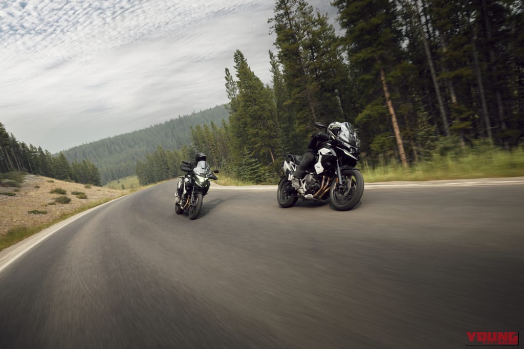 TRIUMPH TIGER 1200|前後レーダー&Apple CarPlay対応! 158PSへの出力向上と自動車高調整で足つき性が劇的に向上した、トライアンフのリッターオーバー新型アドベンチャー2027年モデルが登場